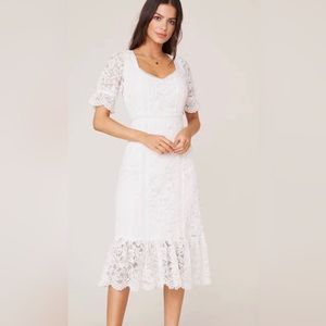 BB Dakota White Lace Dress